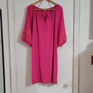 The Pioneer Woman Hot Pink Dress - Tie Detail